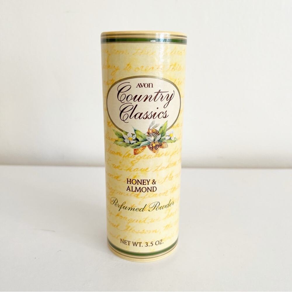 AVON Vintage 1989 Country Classics Honey & Almond Perfumed Powder, New! - Picture 3 of 7